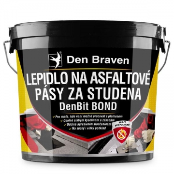 Lepidlo na asfaltové pásy za studena DenBit BOND 5 kg kbelík