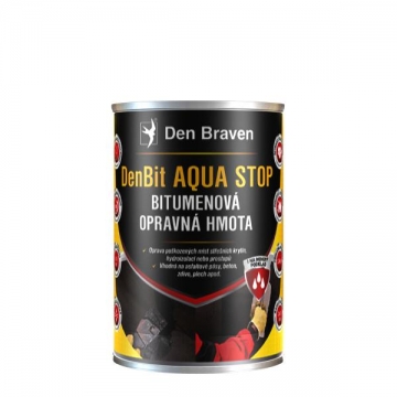 DenBit AQUA STOP bitumenová opravná hmota 3 kg plechovka