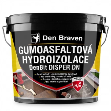 Gumoasfaltová hydroizolace DenBit DISPER DN 5 kg kbelík