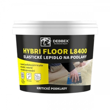 Elastické lepidlo na podlahy HYBRI FLOOR L8400 15 kg kbelík světle hnědá