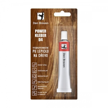 POWER KLEBER (PU lepidlo D4) 23 ml tuba v blistru krémová