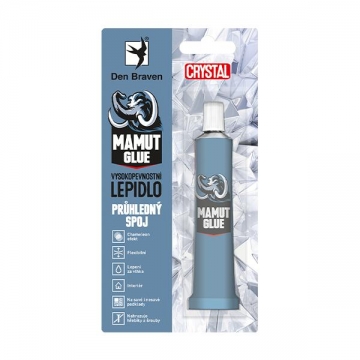 MAMUT GLUE Crystal 25 ml tuba v blistru transparentní