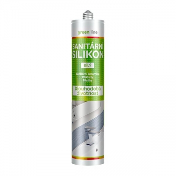 Sanitární silikon Green Line 280 ml bílá