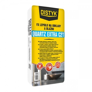 FX lepidlo na obklady a dlažbu QUARTZ EXTRA C2T DISTYK Line 20 kg šedá