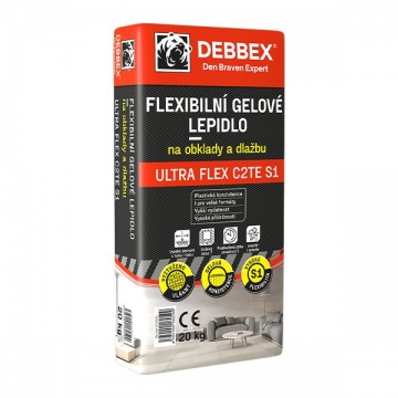 Flexibilní gelové lepidlo na obklady a dlažbu ULTRA FLEX C2TE S1 20 kg pytel