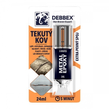 Tekutý kov 24 ml blistr světle černá