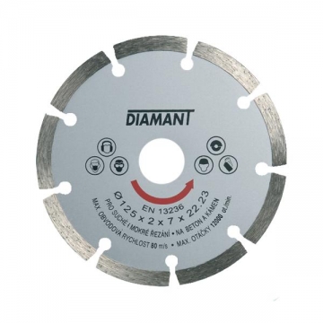 Diamantový kotouč segmentový STANDARD Ø 125 mm