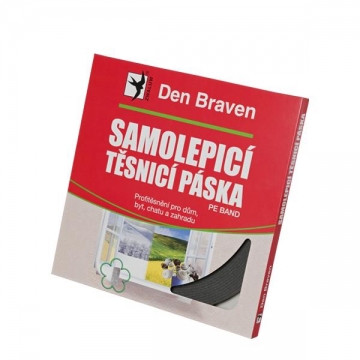 Samolepicí těsnicí páska do oken a dveří 9 mm × 2 mm, délka 20 m bílá